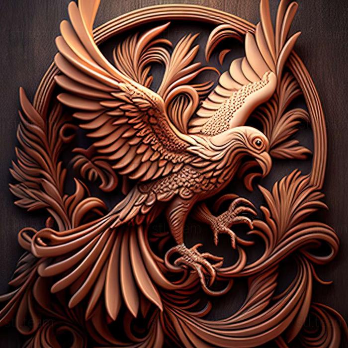 3D model phoenix (STL)